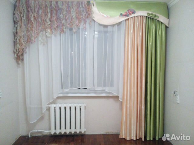 Штора и ламбрекен для детской комнаты