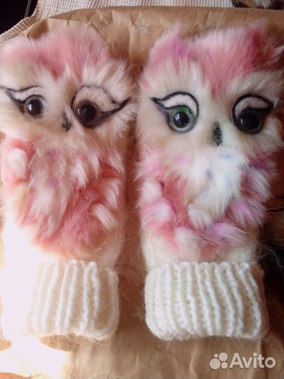 Детские звероварежки