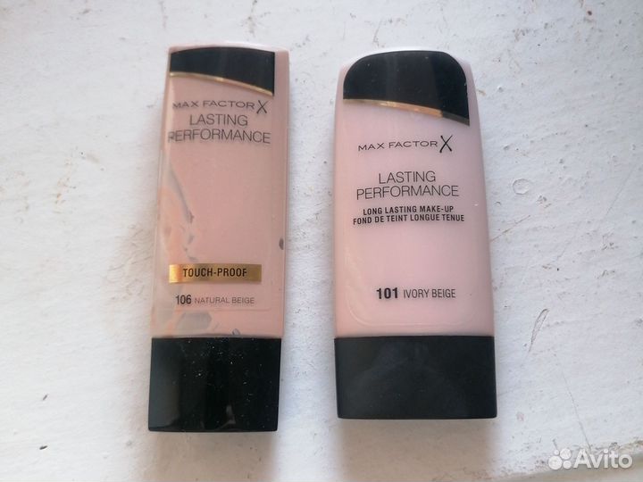 Набор тушь, пудра, подводка, тональный max factor