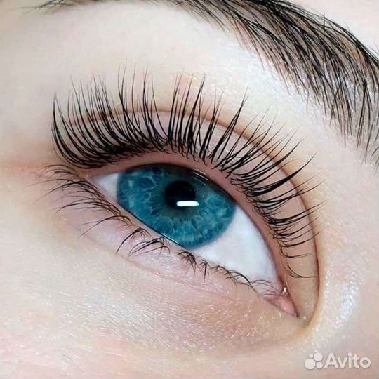 Ламинирование и velvet ресниц