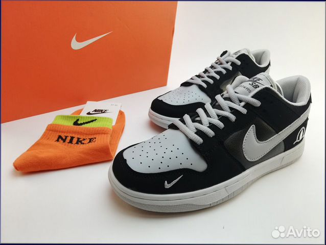 Кроссовки Nike SB Dunk LOW черные 40