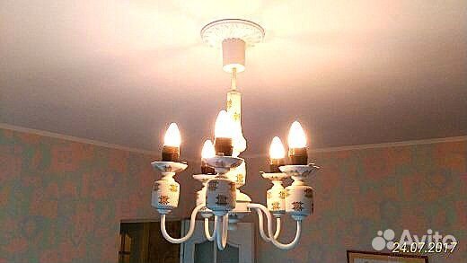 Люстра фарфоровая