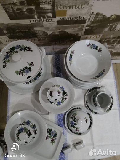 Сервиз столовый новый