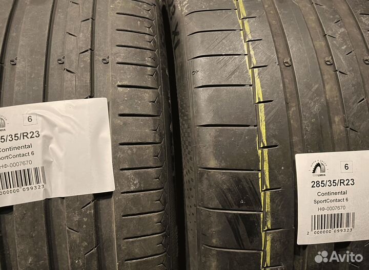 Continental SportContact 6 285/35 R23 94Y