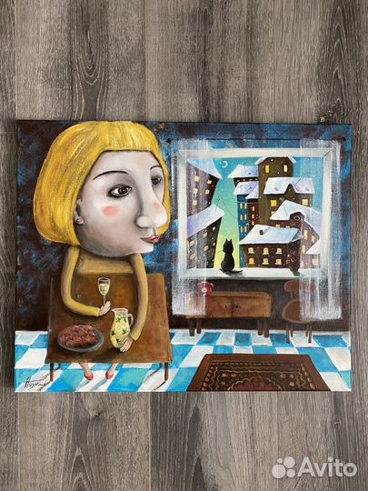 Картина «Дома тепло»