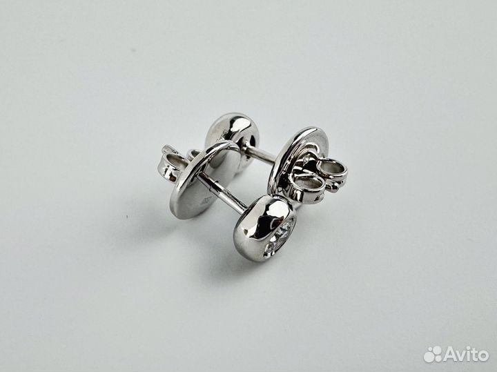 Золотые серьги-пусеты бренда Gianni Lazzaro