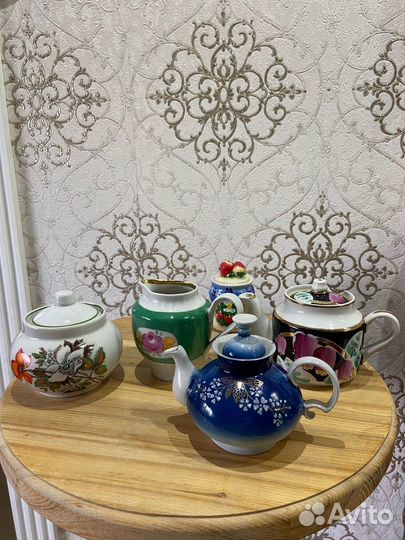 Чайнички,сливочник, сахарница СССР