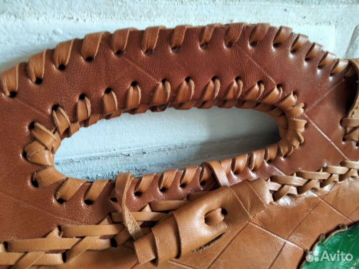 Сумка новая кожаная ручной работы винтаж Куба