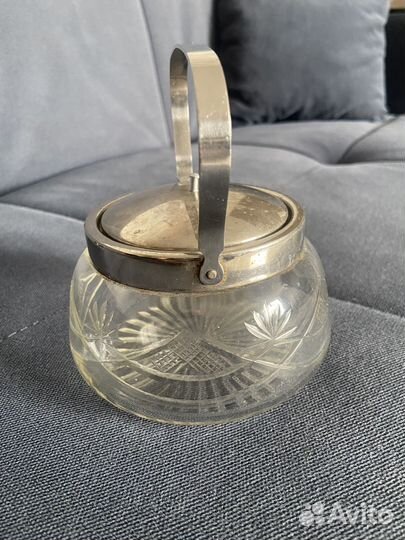 Сахарница стекло СССР