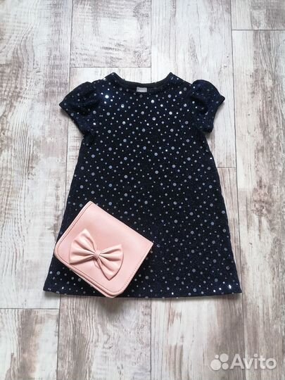 Пакет одежды на девочку 98 104 110