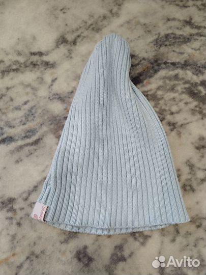 Шапка- тыковка + митенки