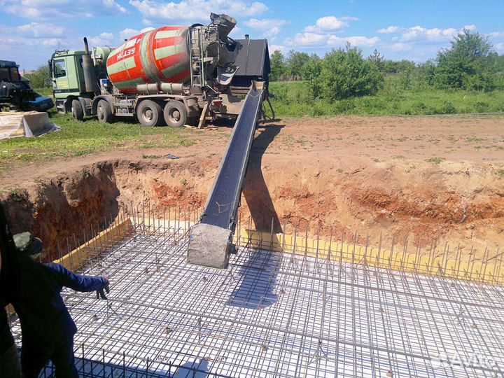 Бетон подача лентой