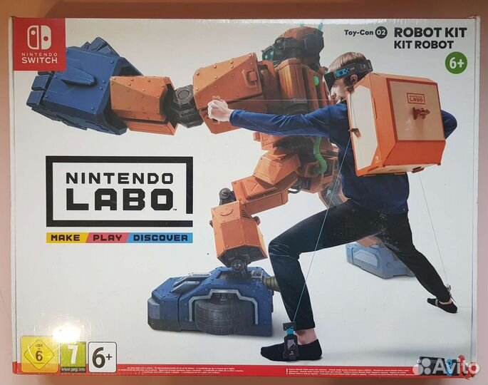 Nintendo Labo robot + Щенячий патруль. Город зовёт