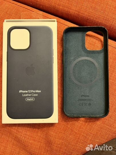 Чехол Apple iPhone 12 Pro Max Leather MagSafe