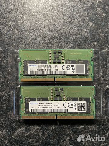 Оперативная память ddr5 для ноутбука купить в Москве | Электроника | Авито