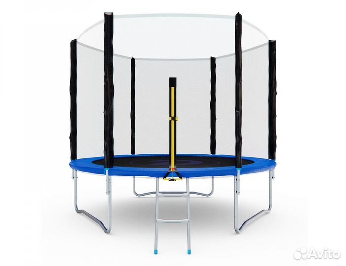 Батут 2,44 м с сеткой и лестницей новый в наличии