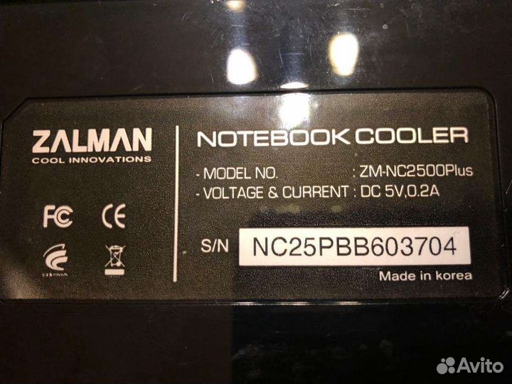 Подставка с охлаждением для ноутбука