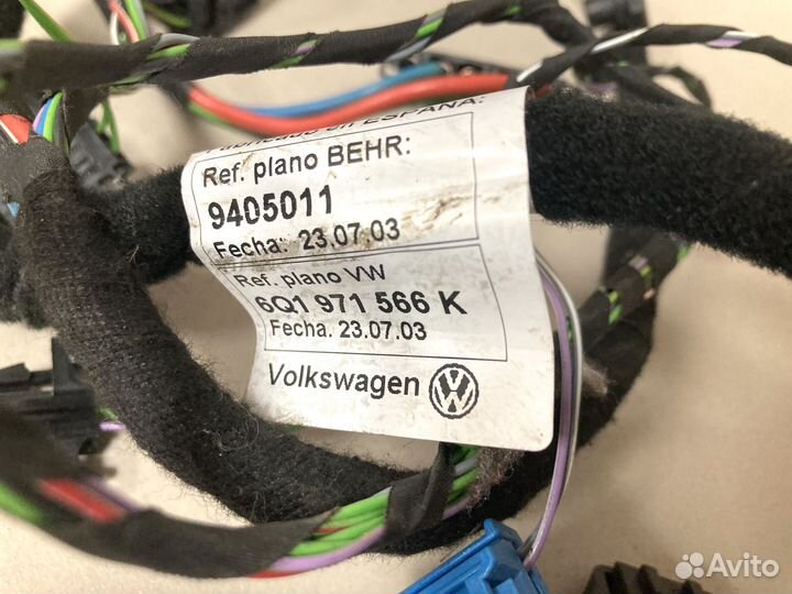 Электропроводка отопителя салона Skoda Fabia