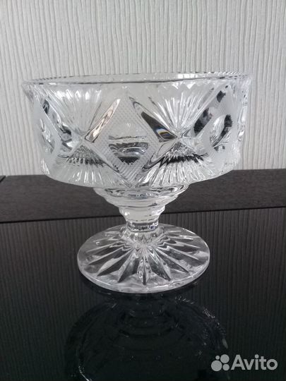 Конфетница хрусталь СССР