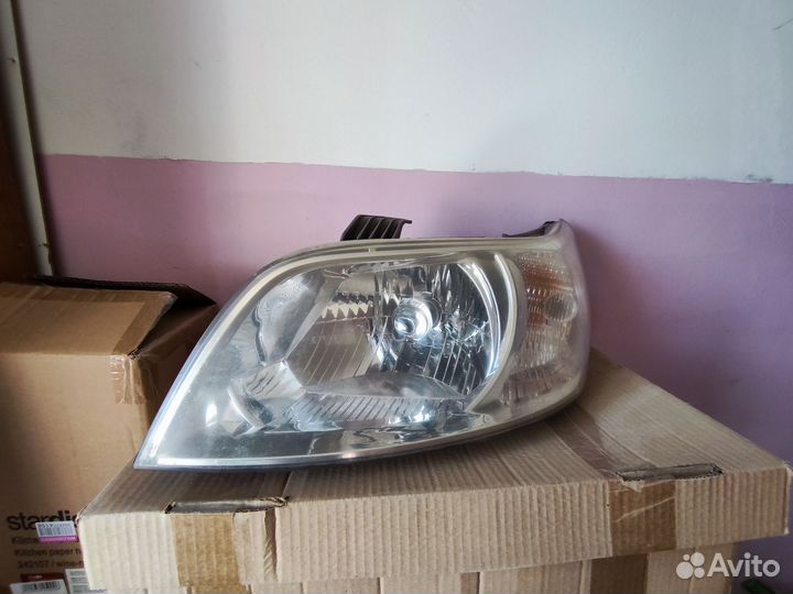 Фара левая chevrolet aveo t250, хэтчбек