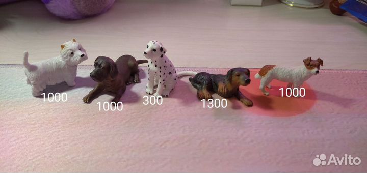 Фигурки собак schleich mojo collecta papo procon