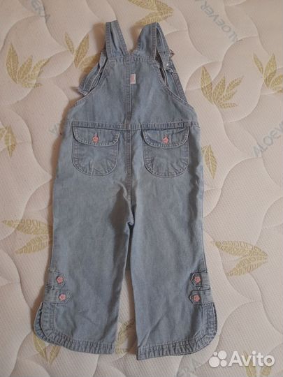 Джинсовый комбинезон для девочки