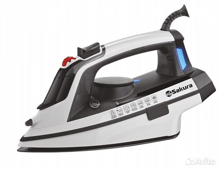 Утюг электро SA-3055CWB 3000Вт керам автоочист