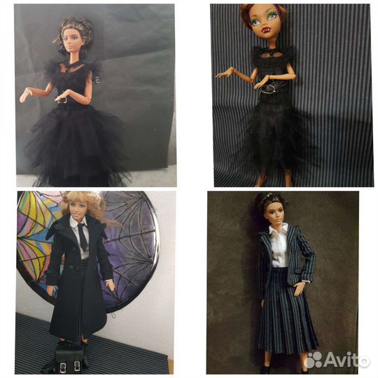 Платье, форма, плащ в стиле Уэнсдей Аддамс Адамс