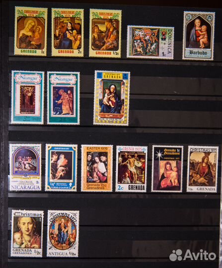 Марки и блоки марок иностранные