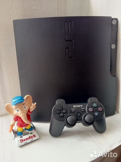 Игровая приставка ps3 slim 320gb прошитая
