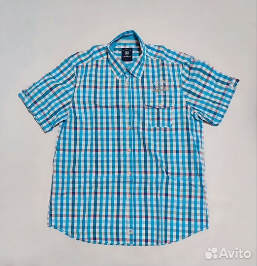 Lerros XL летняя рубашка с вышивкой Германия