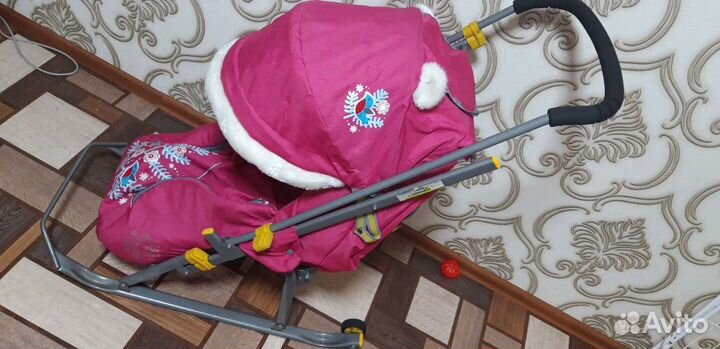 Детские санки коляска