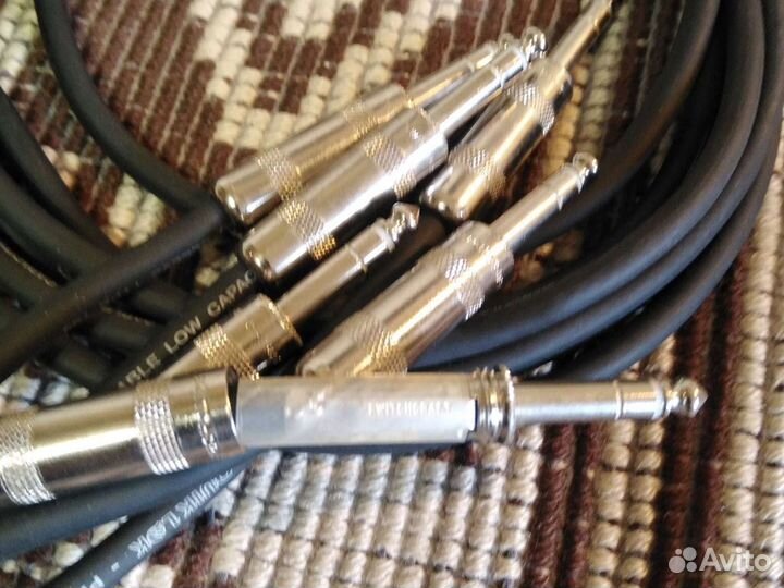 Аудиокабели джек(6,3) - XLR