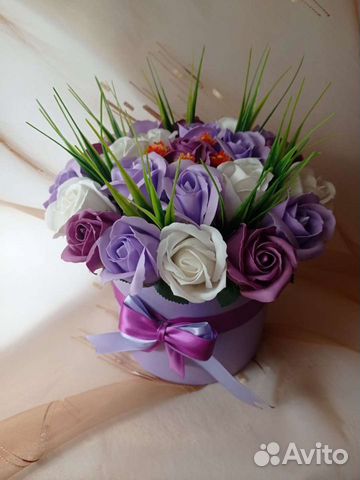 Букетиз мыльных роз