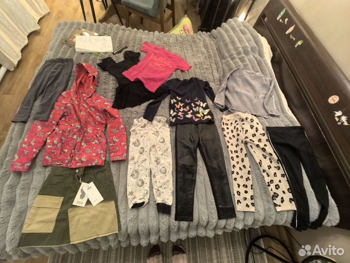 Вещи пакетом на девочку, 128-130
