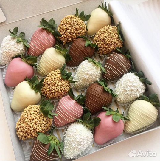 Клубника в бельгийском шоколаде 20 шт