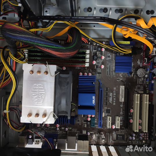 Материнская плата AM3, AMD Phenom II X2 545, 4x2Гб