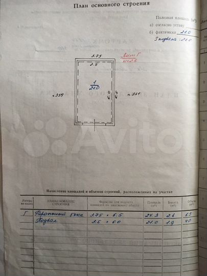 Гараж, 25 м²