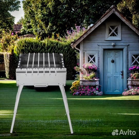 Мангал складной из нержавейки