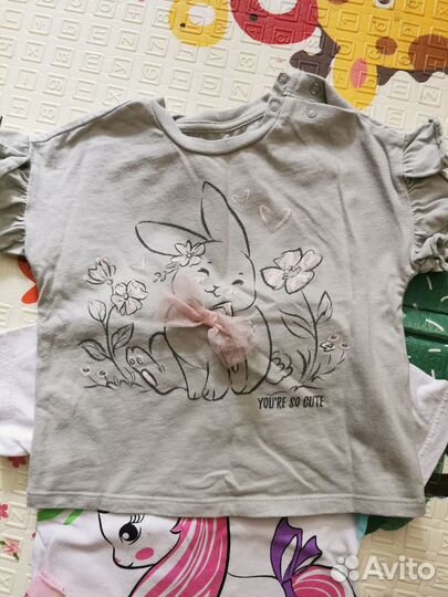 Летние вещи пакетом на девочку 86-92