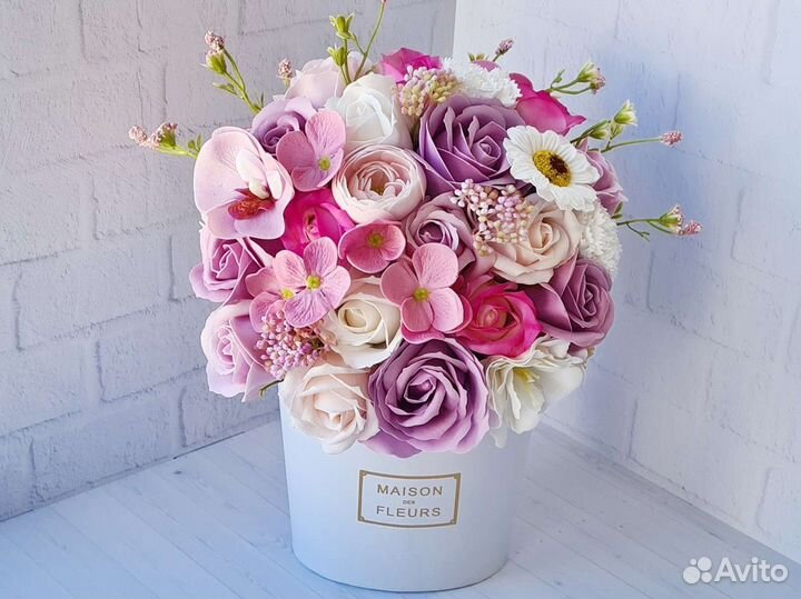 Букет из мыльных роз, на день рождения