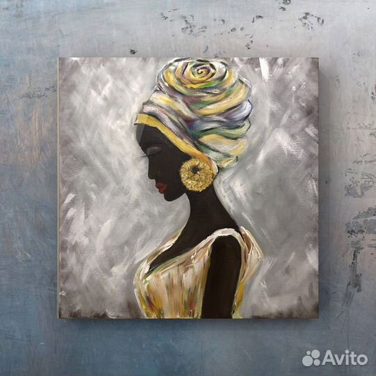 Картина акрил поталь