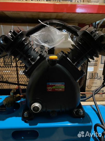 Компрессор воздушный ременной 100л