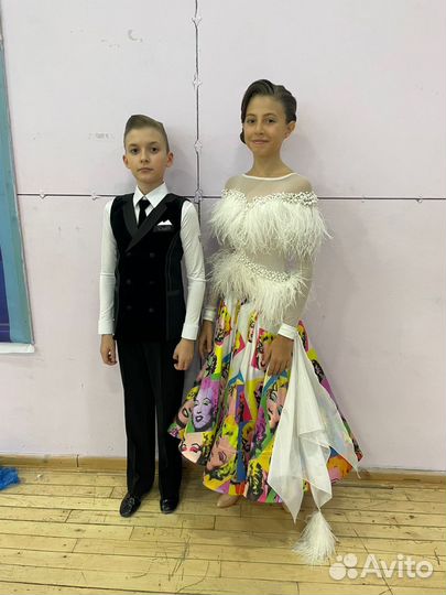 Платье для бальных танцев стандарт ю1