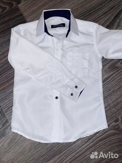 Рубашка белая детская новая