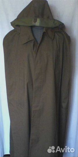 Плащ армейский прорезиненный СССР