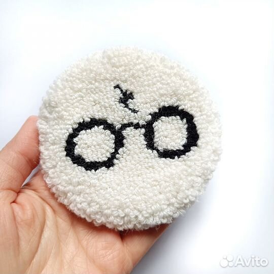 Подставка для чашки Гарри Поттер ковровая вышивка