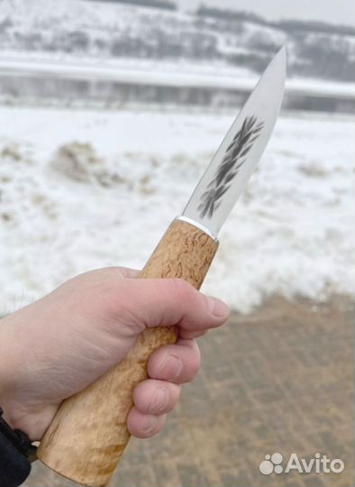 Нож якутский ручной работы