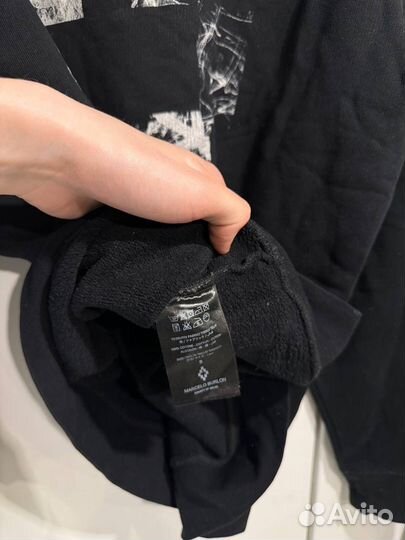 Свитшот Marcelo Burlon Over Black Logo Оригинал