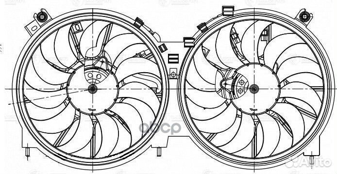 Вентилятор радиатора nissan teana 08- LFK14N9 L